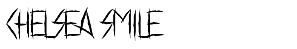 Chelsea Smile font preview